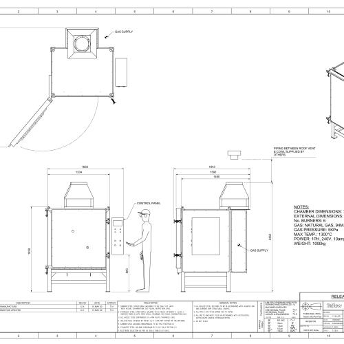 Gas Fired No 10 Kiln